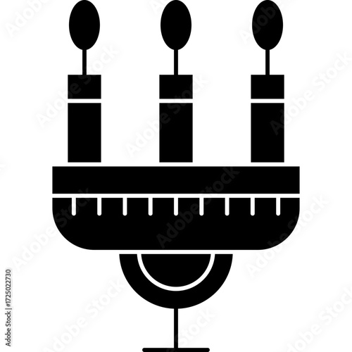 Candle Icon Vector Element