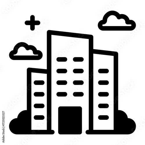 This Office Building icon is suitable for the Office Work, Office Culture, etc.
