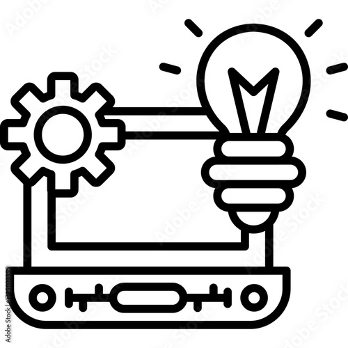 Laptop Icon Vector Element