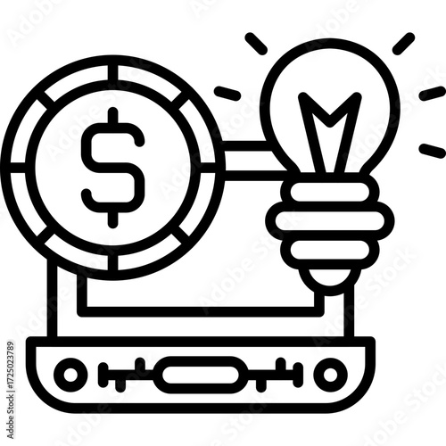 Laptop Icon Vector Element