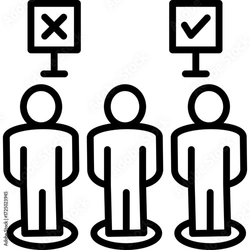 Public Perception line icon