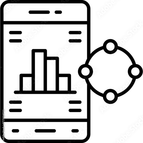 Analytics Icon Vector Element