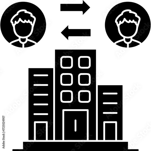 Networking Icon Vector Element