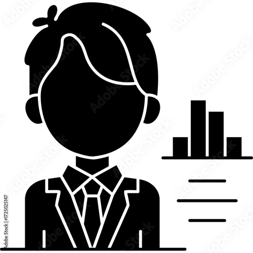 Analytics Icon Vector Element