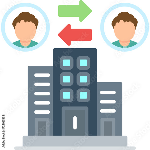 Networking Icon Vector Element