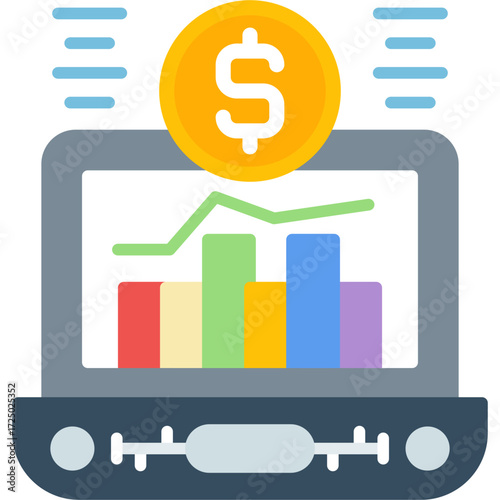Analytics Icon Vector Element