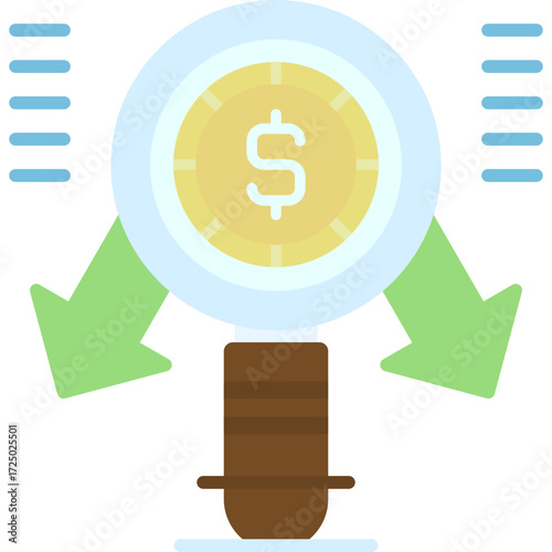 Analytics Icon Vector Element