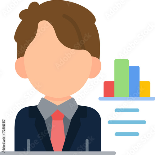 Analytics Icon Vector Element
