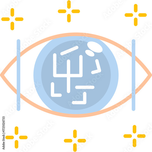 Maze Icon Vector Element