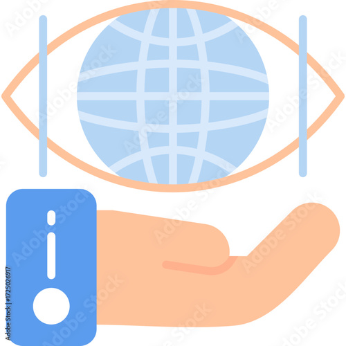 Worldwide Icon Vector Element