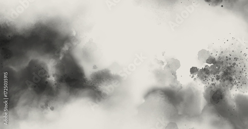 Abstract watercolor art background template. brown and black watercolor backdrop empty space for text, banner, presentation or product display graphic design