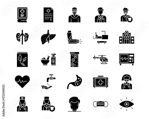 Medicine Line Vector Icons
