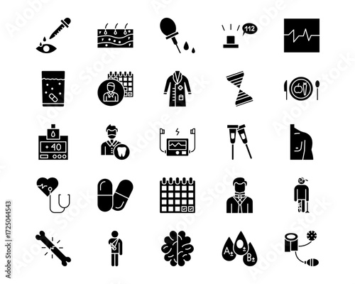 Medicine Line Vector Icons