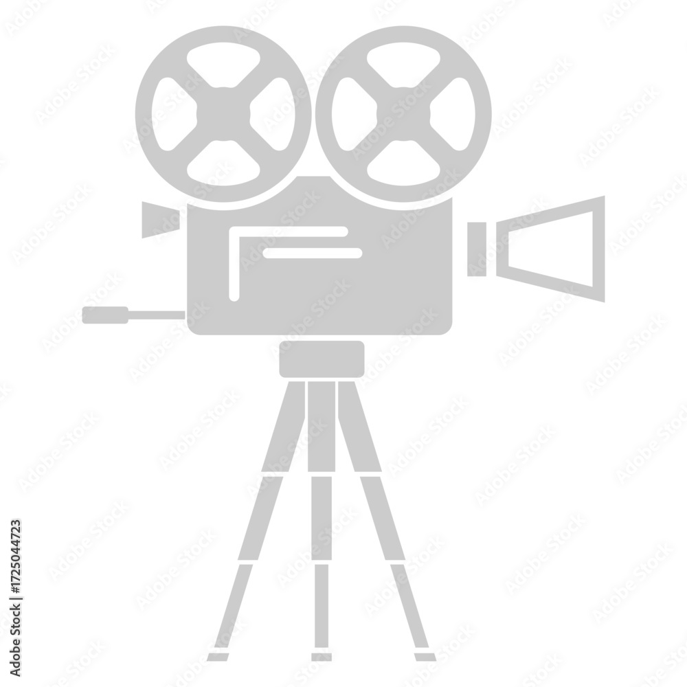 Obraz premium Icon Film Industry shadow