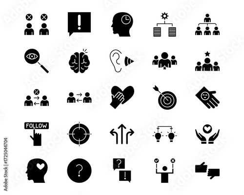Life Skills Line Vector Icons