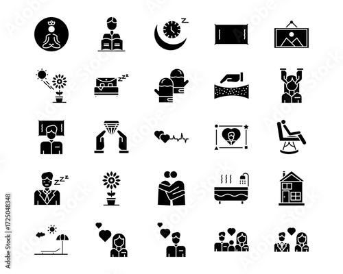 Comfort Line Vector Icons