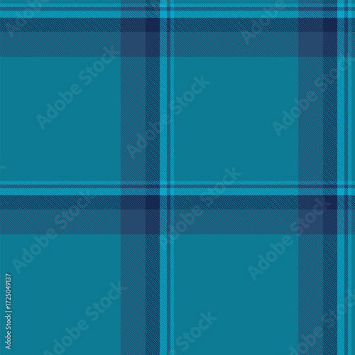 Classic plaid pattern, teal  navy hues. Textile texture for backgrounds, fashion, design. Use for digital paper, web, print. Trendy, timeless.