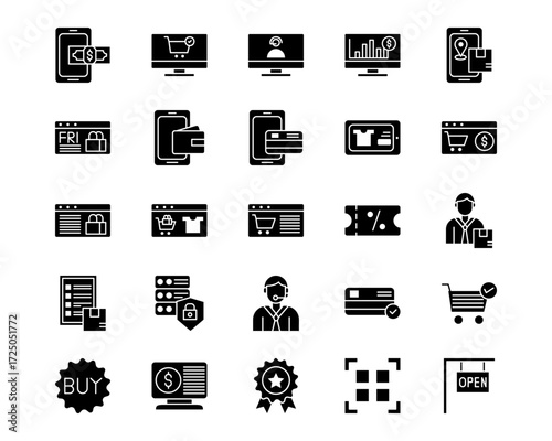 ECommerce Line Vector Icons