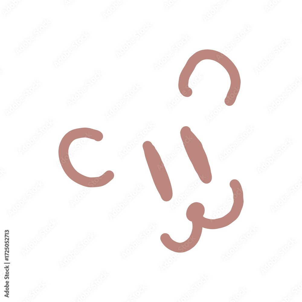 Fototapeta premium Chocolate candy isolated on white background vector illustration