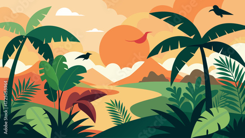 tropical-jungle-composition---flat-palm-leaves--ex (1)