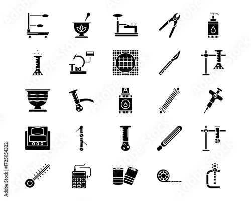 Science Line Vector Icons