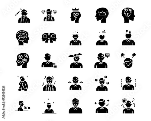 Disorder Line Vector Icons