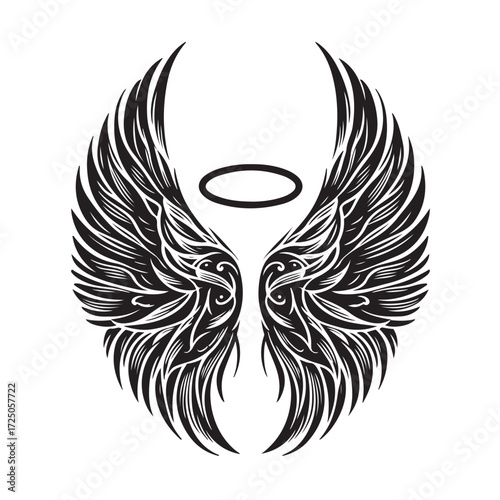 Angel Wings Vector | Decorative Wing Illustration Set”