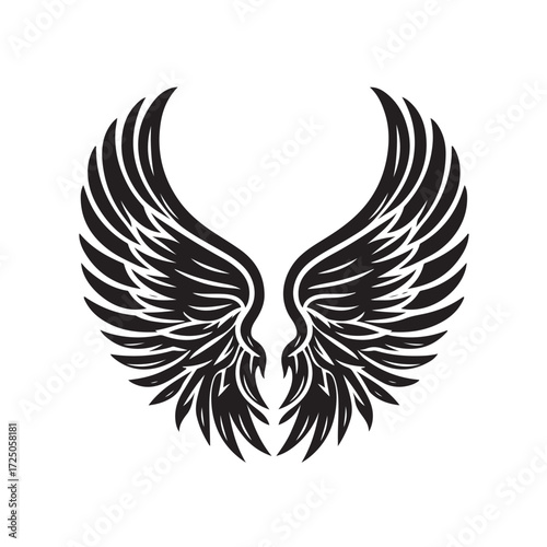 Angel Wings Vector | Decorative Wing Illustration Set”