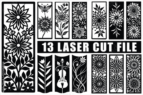 Laser cut floral designs for elegant home decor