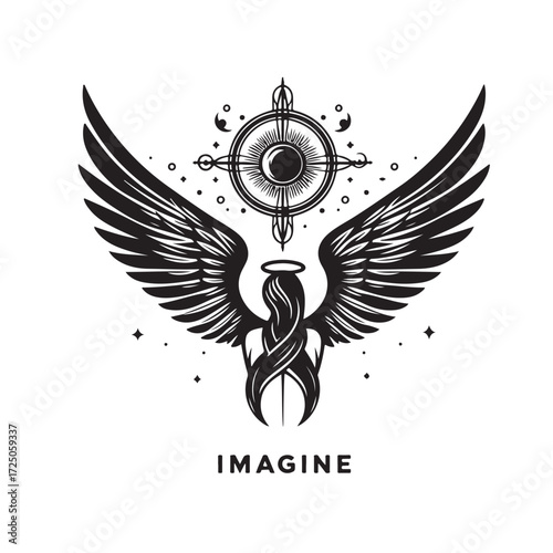 Angel Wings Vector | Decorative Wing Illustration Set”