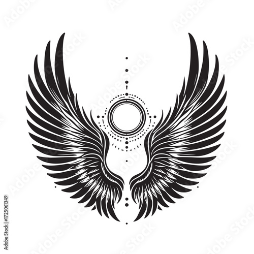 Angel Wings Vector | Decorative Wing Illustration Set”