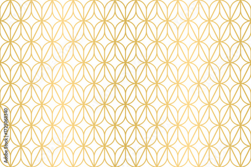 Seamless abstract Luxury oval line geometric pattern, Art deco pattern background for fabric, wallpaper, card, or wrapping paper.