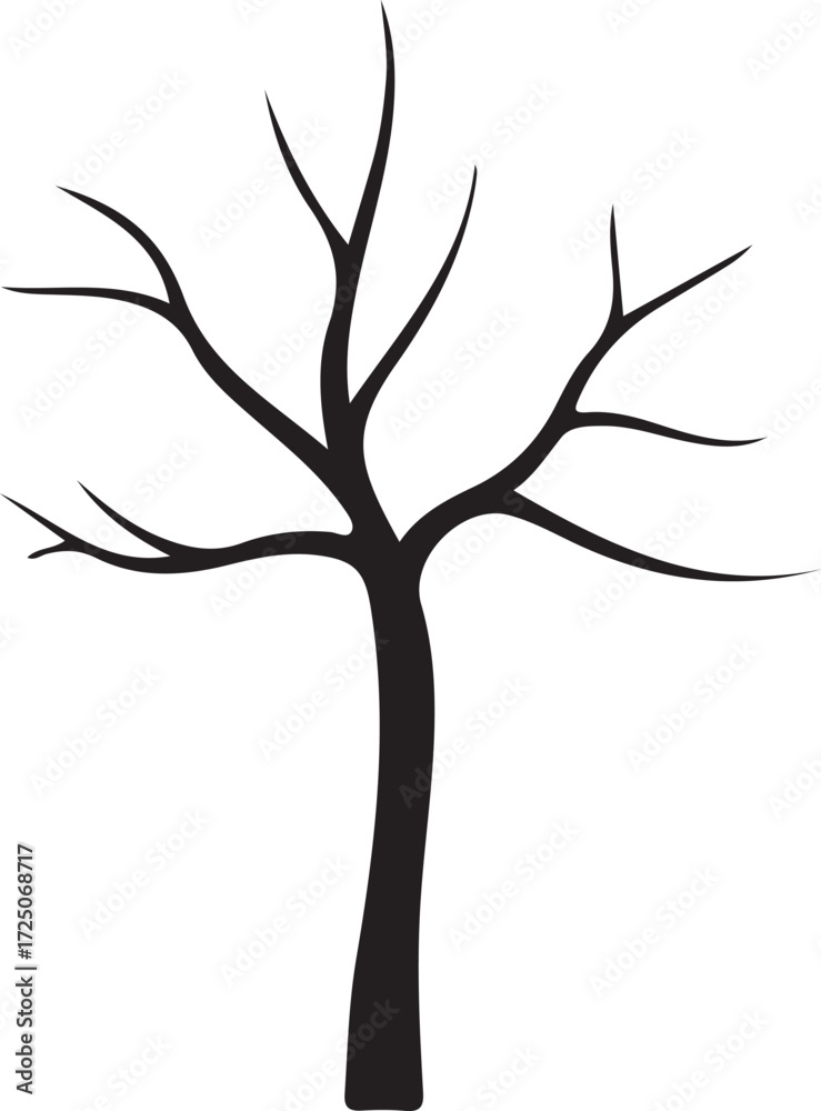 Fototapeta premium tree silhouette vector