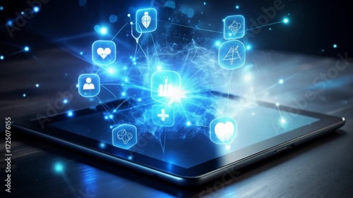 Wallpaper Mural Digital healthcare tablet Torontodigital.ca