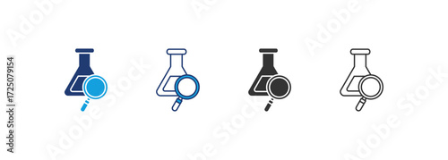 Lab Icon Set Multiple Style Collection