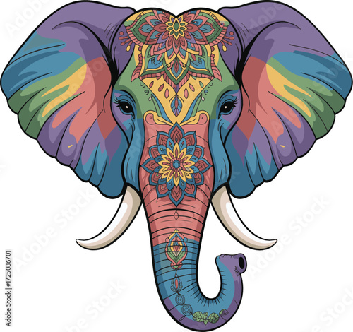 elephant vector illustration art