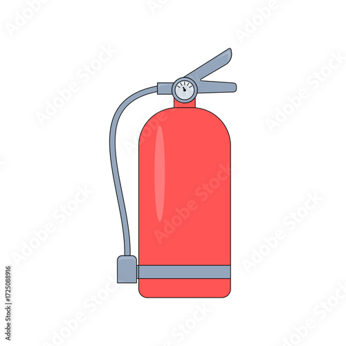 fire extinguisher. disaster management. fire. safety equipment. vector illustration