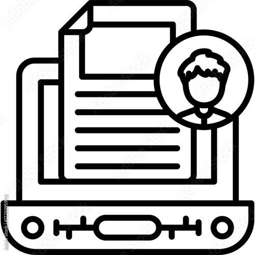 Candidate Icon Vector Element