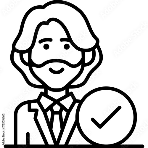 Candidate Icon Vector Element