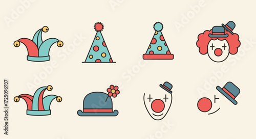 Colorful Designs for Celebrations and Events, Graphic Illustration, Playful Environment, Creative Viewpoint
