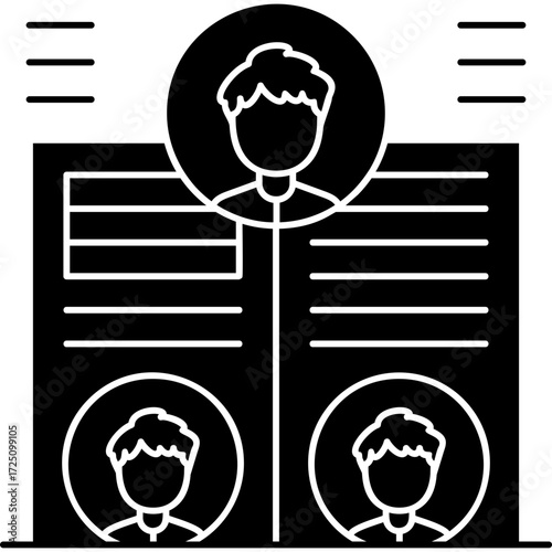 Candidate Icon Vector Element
