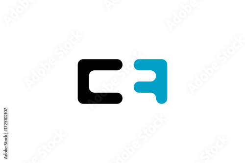 CF Logo Design Illustration: Bold Monogram in Vector Art Style for Modern Branding and Creative Identity