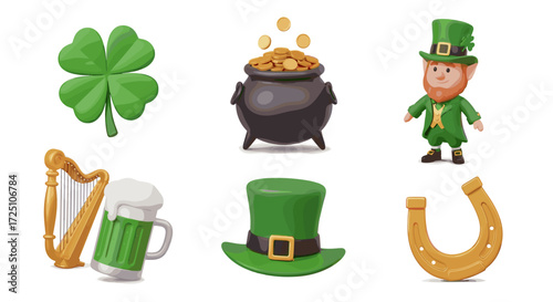 Saint patricks day icons