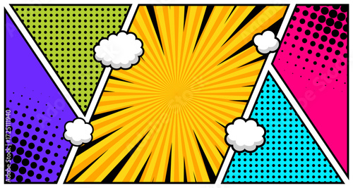 A yellow circle with the word lightning on it