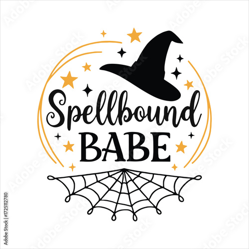 Spellbound Babe Halloween Witch Hat