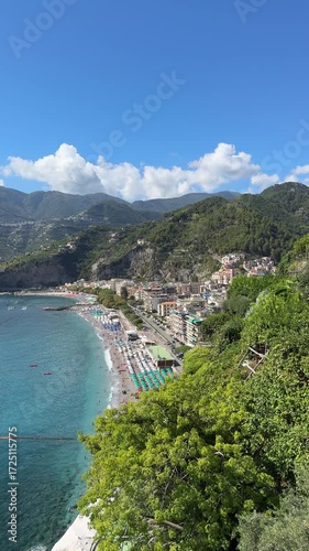 Maiori, Amalfi Coast, Italy, charming coastal town and seafront
