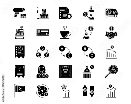 Trading Line Vector Icons