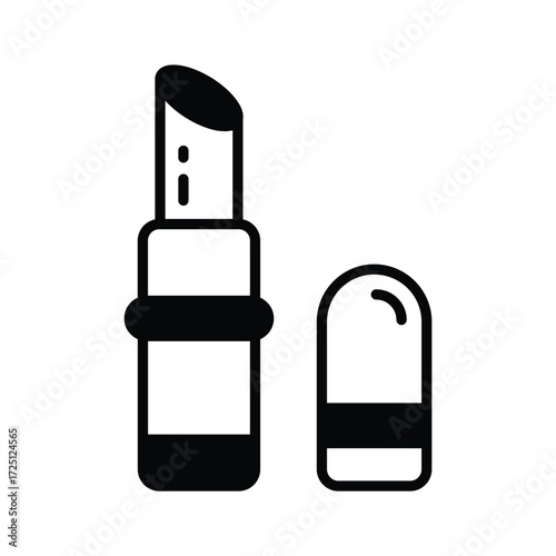 Lipstick icon representing cosmetics, fashion, and beauty shopping items