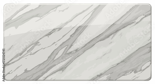 Rectangular white marble tile on polished surface, portraying elegant, seamless pattern. White marble tile design offers modern aesthetics with luxurious textures,