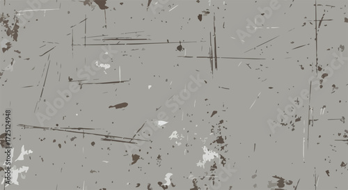 Aged wall background shows weathered texture and scratches on concrete. Aged wall serves as design element with worn and rustic feel. Use aged wall in presentations, advertisements,